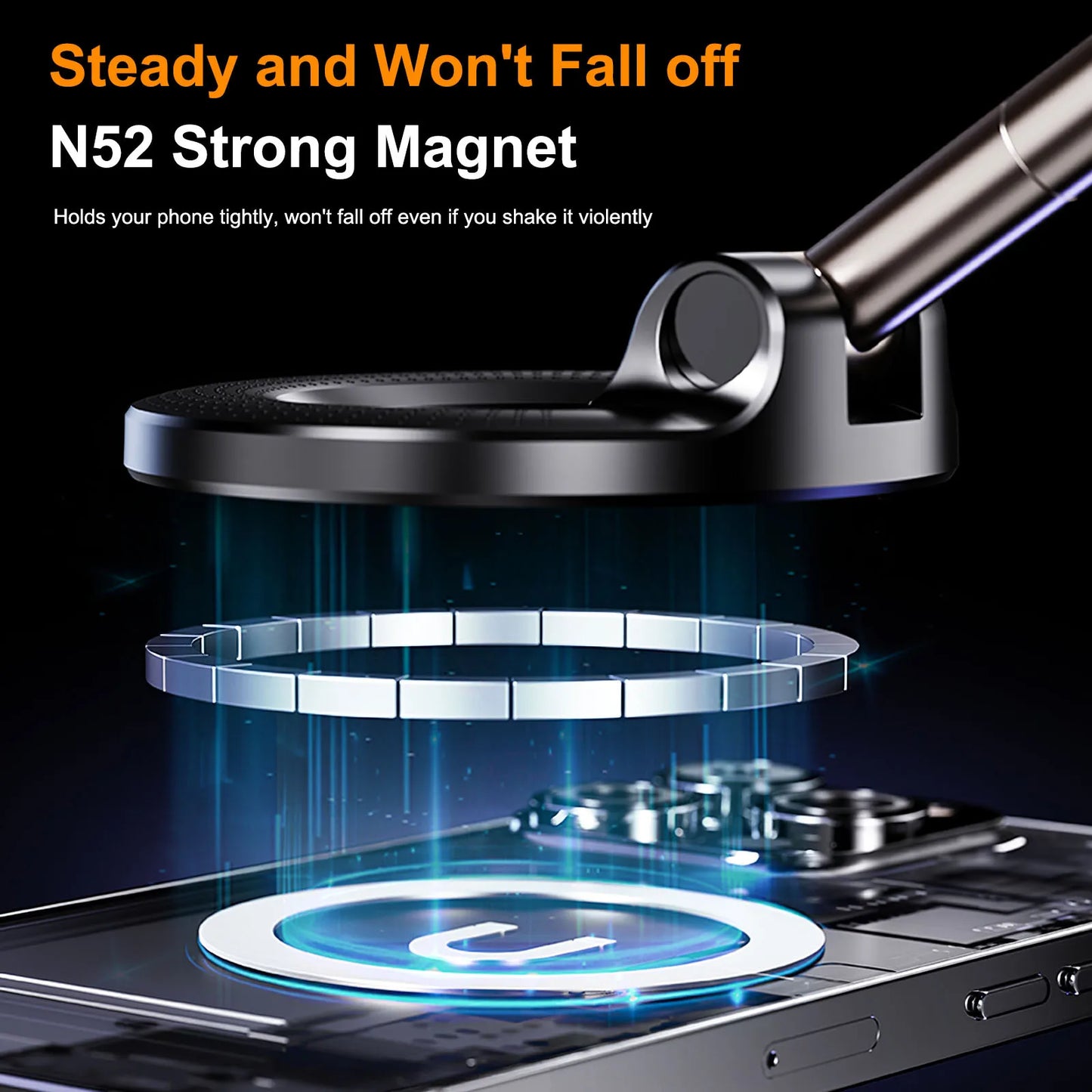 🧲 MagMount 360 Flex – Magnetic Car Phone Holder