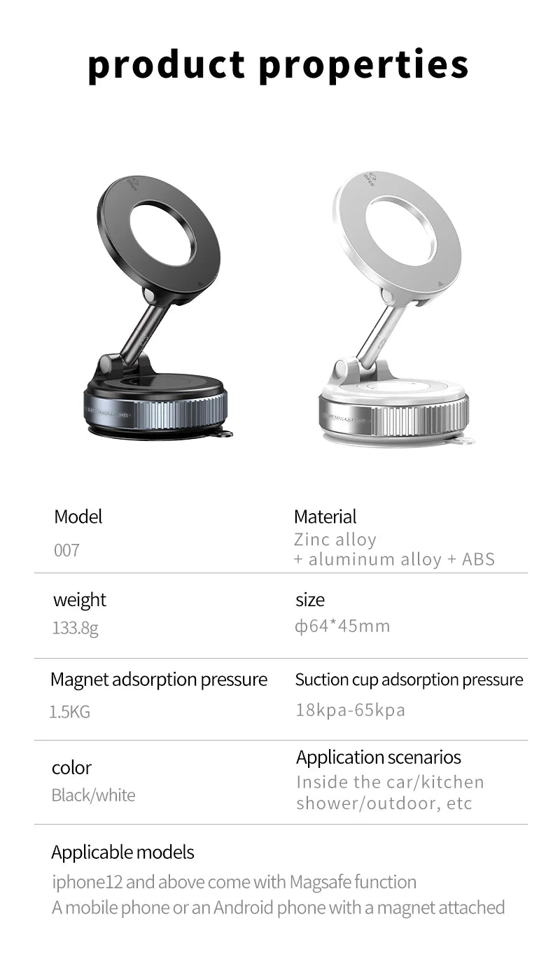 🧲 MagMount 360 Flex – Magnetic Car Phone Holder