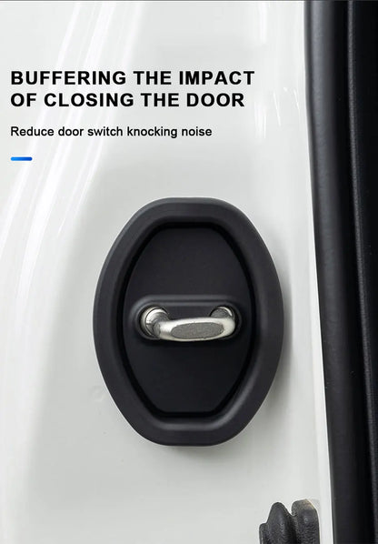 🔇 SilenceGuard Lock Pads – Car Door Lock Buffer Set