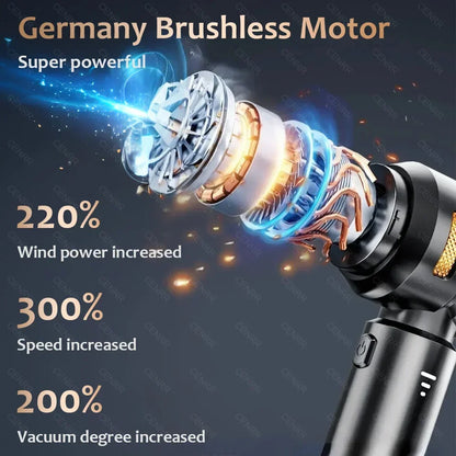 CARIFY™ 2-in-1 Cordless Car Vacuum & Air Blower
