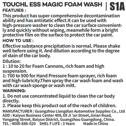 🫧 FoamBliss – Pink Foaming Car Wash Soap