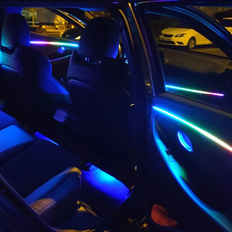 🌈 GlowLine Symphony – Ambient Interior Light Kit