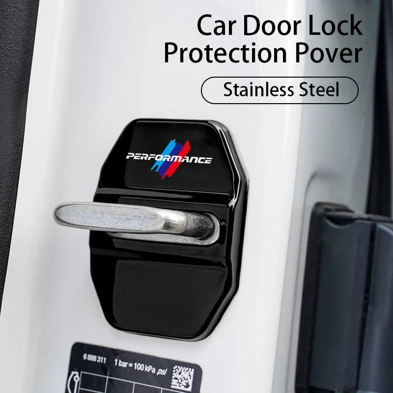 BMW Door Lock Protection Covers | Stainless Steel | Set of 4