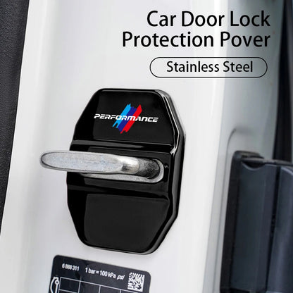 BMW Door Lock Protection Covers | Stainless Steel | Set of 4