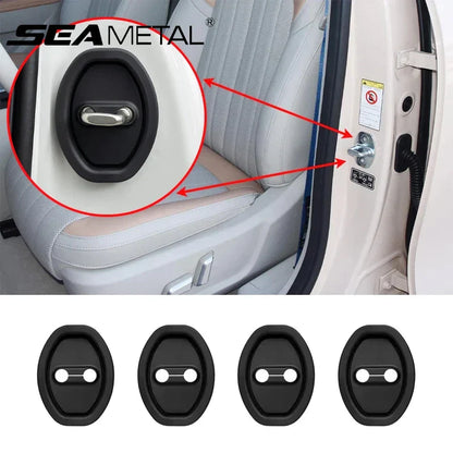 🔇 SilenceGuard Lock Pads – Car Door Lock Buffer Set
