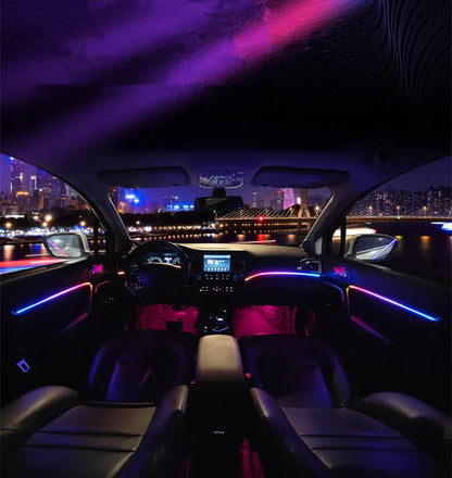🌈 GlowLine Symphony – Ambient Interior Light Kit