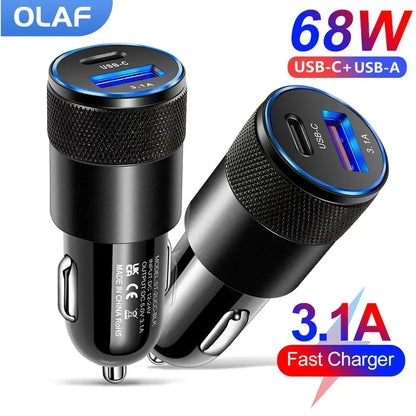 ⚡ VoltRush DuoCharge – Fast Car Charger