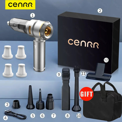 CARIFY™ 2-in-1 Cordless Car Vacuum & Air Blower