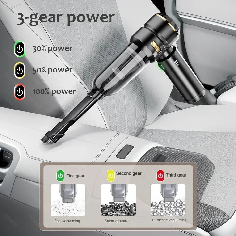 CARIFY™ 2-in-1 Cordless Car Vacuum & Air Blower
