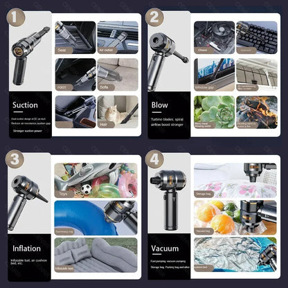 CARIFY™ 2-in-1 Cordless Car Vacuum & Air Blower
