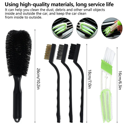 🧽 DetailPro Brush Set – Detailing Brush Kit