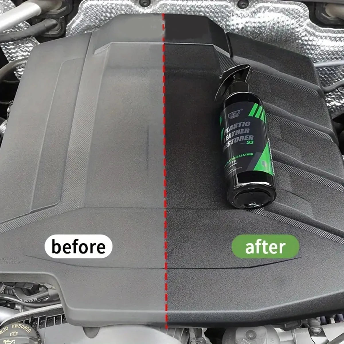 Car Plastic & Leather Restorer Spray
