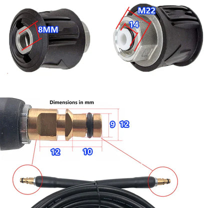 🔧 FlexiJet LinkPro – High-Pressure Hose