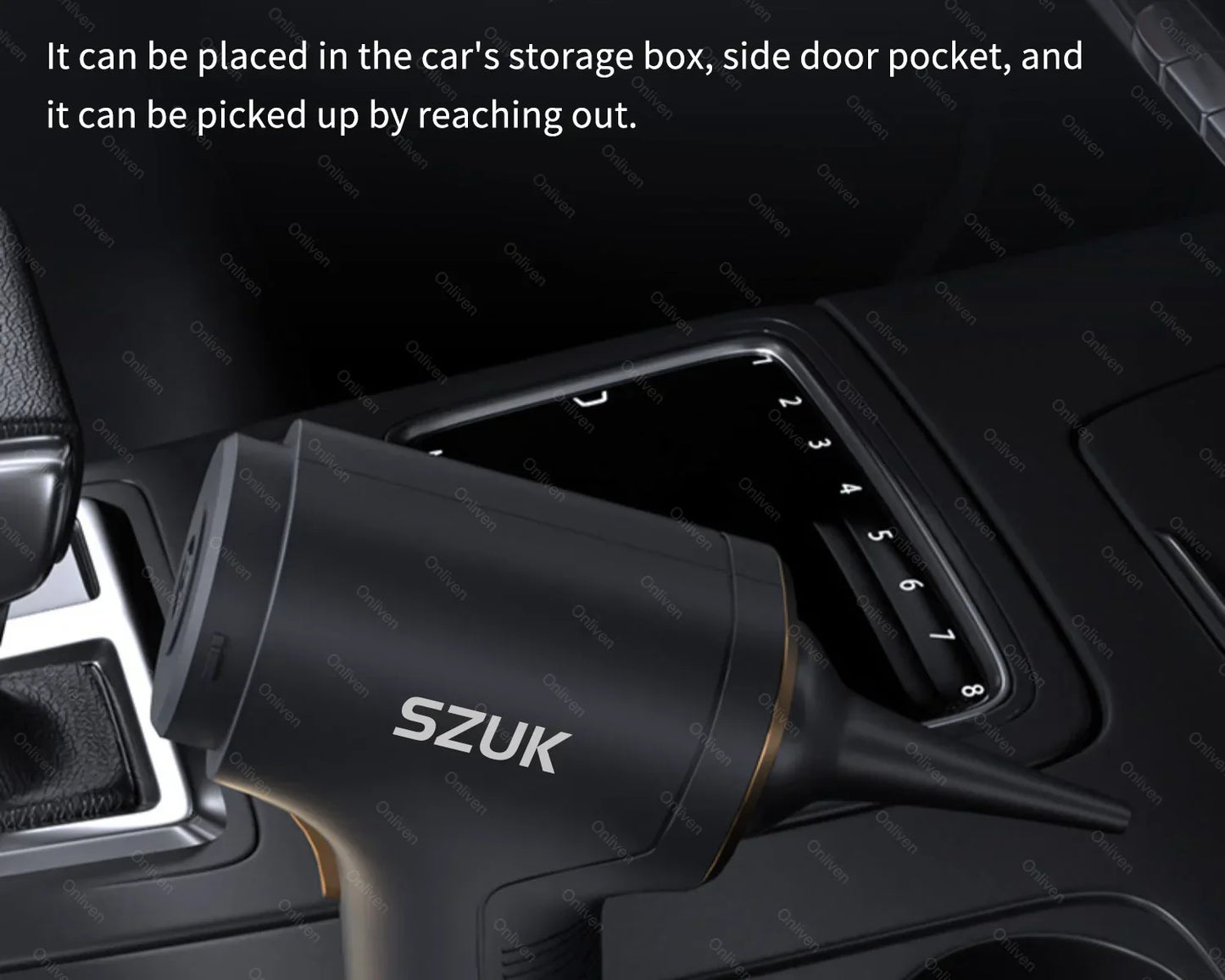 🧹 CleanForce MiniVac – Wireless Car Vacuum