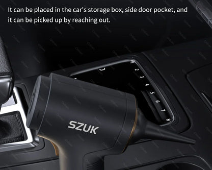 🧹 CleanForce MiniVac – Wireless Car Vacuum