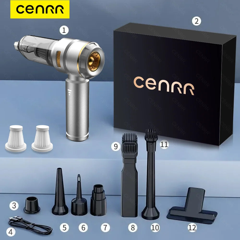 CARIFY™ 2-in-1 Cordless Car Vacuum & Air Blower