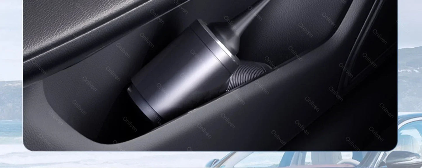 🧹 CleanForce MiniVac – Wireless Car Vacuum