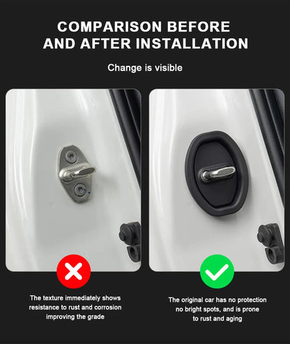 🔇 SilenceGuard Lock Pads – Car Door Lock Buffer Set