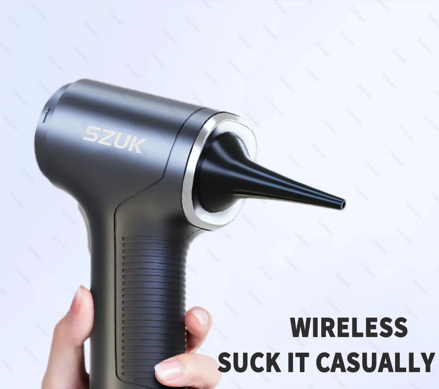 🧹 CleanForce MiniVac – Wireless Car Vacuum