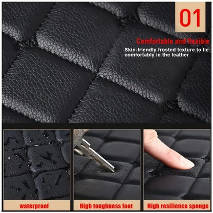 🛡️ LuxPad – Leather Car Floor Mats