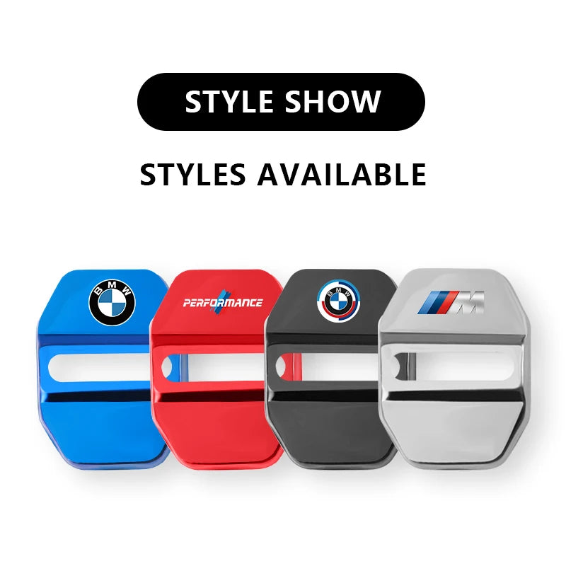 BMW Door Lock Protection Covers | Stainless Steel | Set of 4