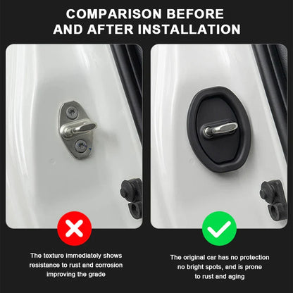 🔇 SilenceGuard Lock Pads – Car Door Lock Buffer Set