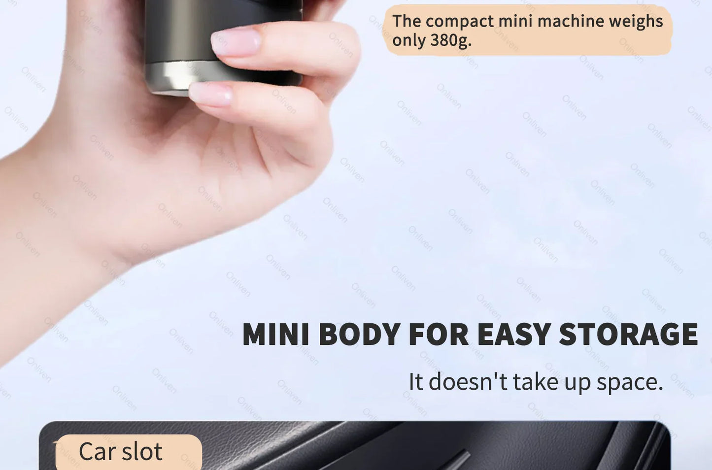 🧹 CleanForce MiniVac – Wireless Car Vacuum