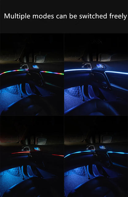 🌈 GlowLine Symphony – Ambient Interior Light Kit