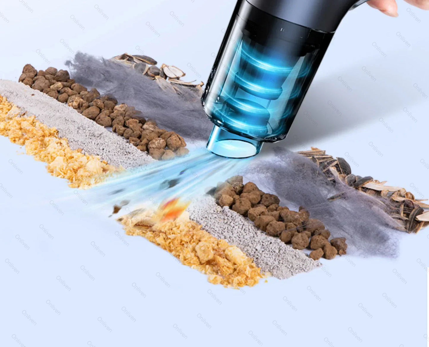 🧹 CleanForce MiniVac – Wireless Car Vacuum