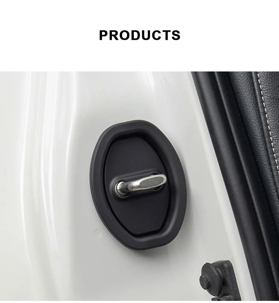 🔇 SilenceGuard Lock Pads – Car Door Lock Buffer Set