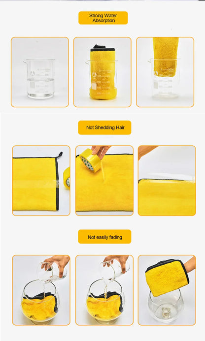 🟡 DryPro MicroTowel – Premium Microfiber Cloth