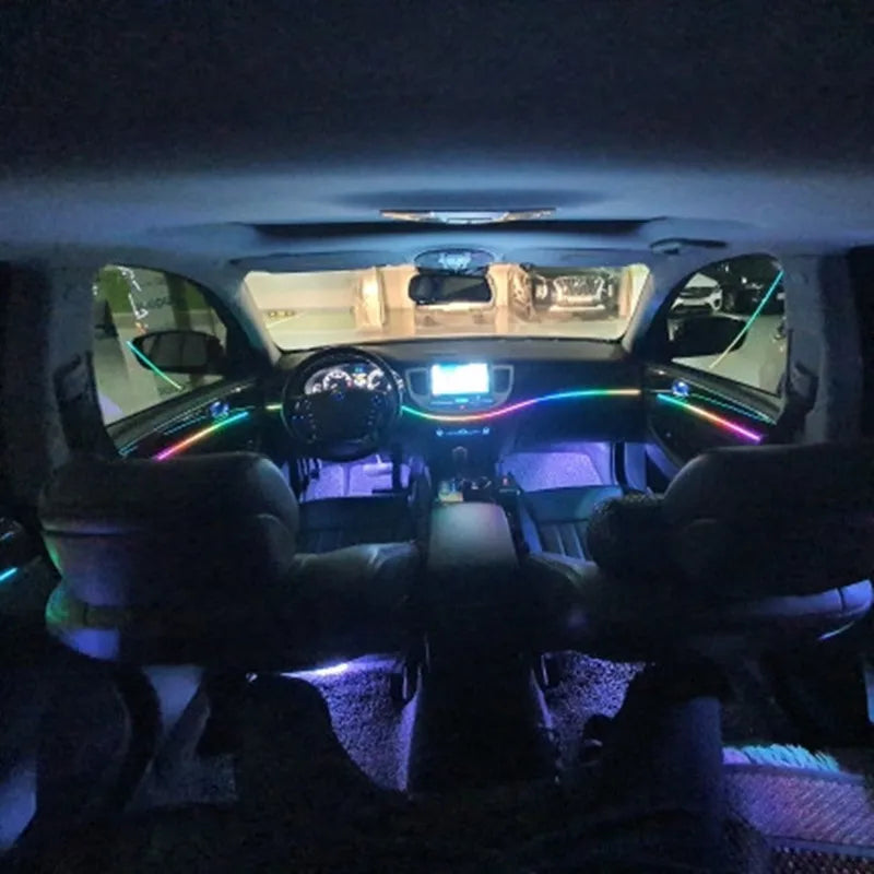 🌈 GlowLine Symphony – Ambient Interior Light Kit
