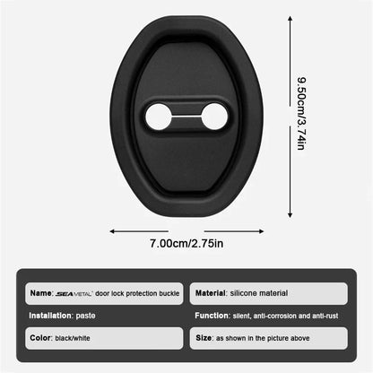 🔇 SilenceGuard Lock Pads – Car Door Lock Buffer Set