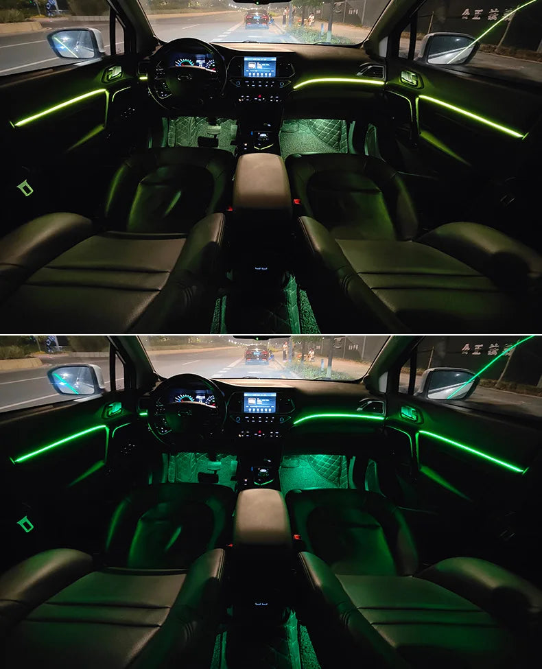 🌈 GlowLine Symphony – Ambient Interior Light Kit