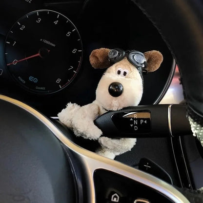 🐶 WaggyPup – Puppy Wiper Lever Decoration