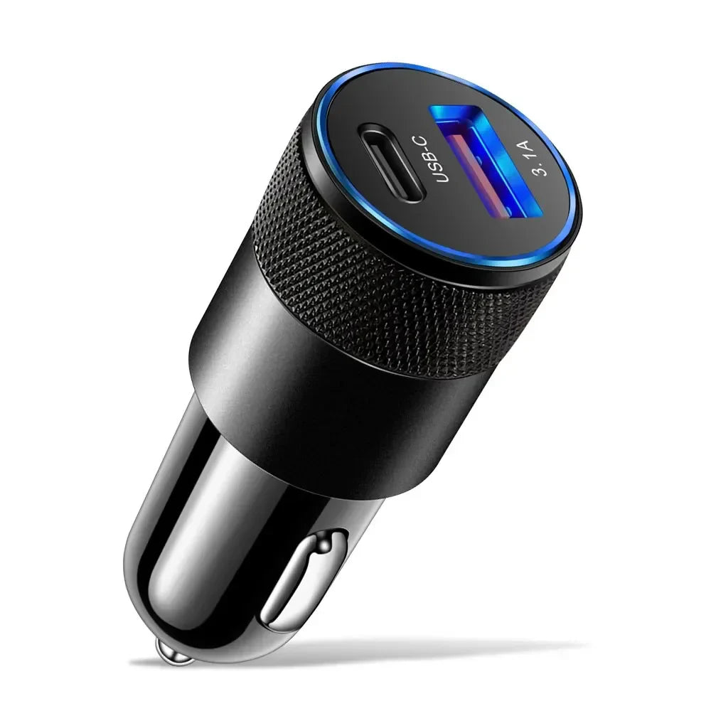 ⚡ VoltRush DuoCharge – Fast Car Charger