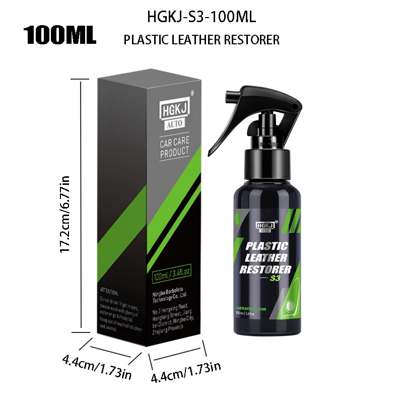 Car Plastic & Leather Restorer Spray